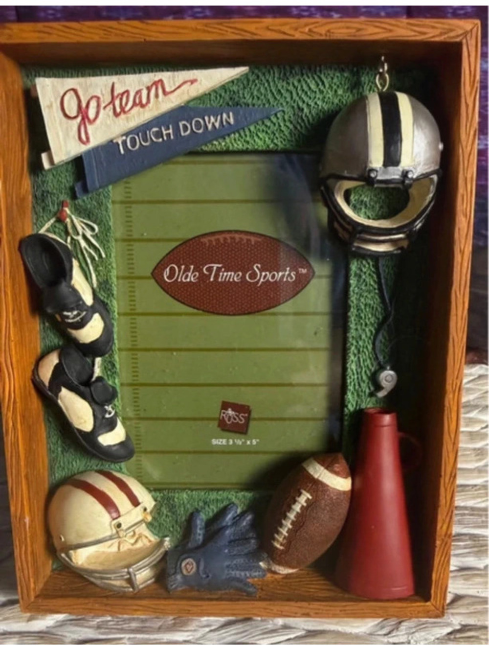 "Olde Time Sports" Russ Photo Frame 3.5"x 5" Picture Free-Standing